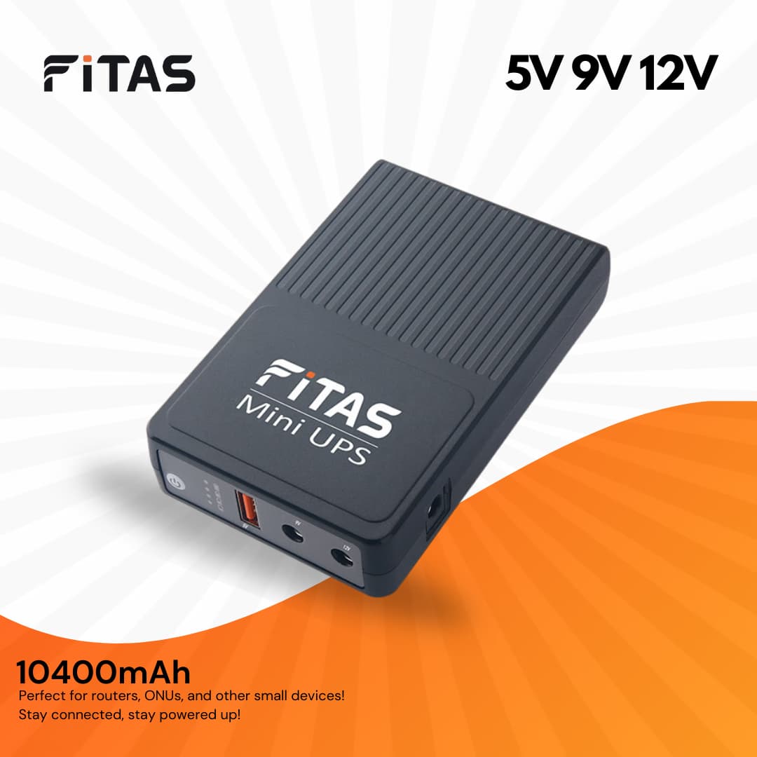 FiTAS TM55 DC Mini UPS 5V 9V 12V